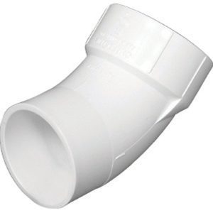 Charlotte Pipe Schedule 40 2 in. Hub X 2 in. D Spigot PVC Street Elbow