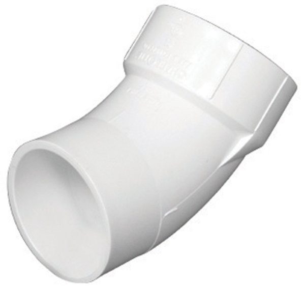 Charlotte Pipe Schedule 40 2 in. Hub X 2 in. D Spigot PVC Street Elbow