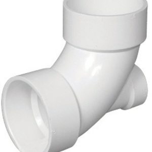 Charlotte Pipe Schedule 40 3 in. Hub X 3 in. D Hub PVC Elbow