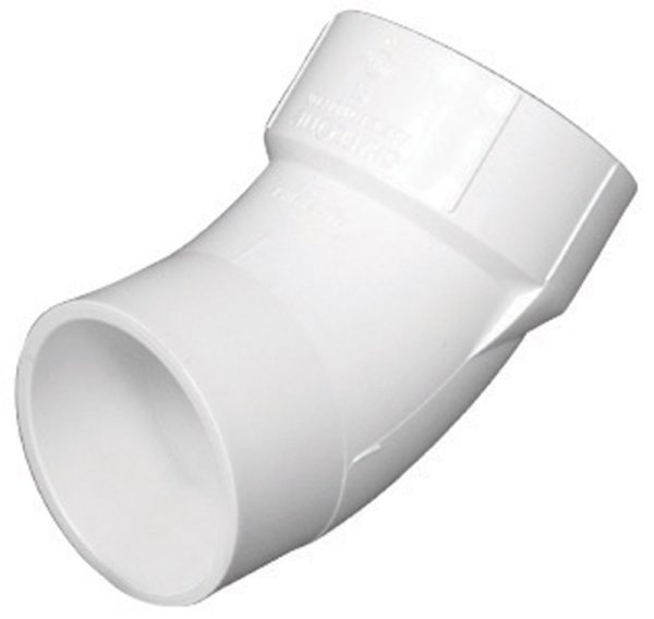 Charlotte Pipe Schedule 40 3 in. Hub X 3 in. D Spigot PVC Street Elbow