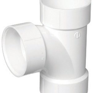 Charlotte Pipe Schedule 40 6 in. Hub X 6 in. D Hub PVC Sanitary Tee