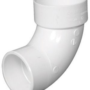 Charlotte Pipe Schedule 40 1-1/2 in. Hub X 1-1/2 in. D Spigot PVC 90 Degree Street Elbow