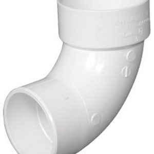 Charlotte Pipe Schedule 40 2 in. Hub X 2 in. D Spigot PVC 90 Degree Street Elbow
