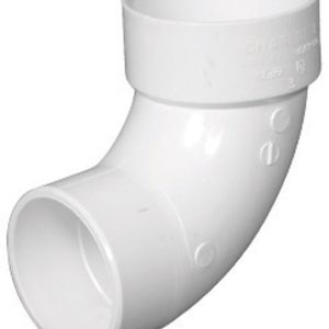 Charlotte Pipe Schedule 40 3 in. Hub X 3 in. D Spigot PVC 90 Degree Street Elbow