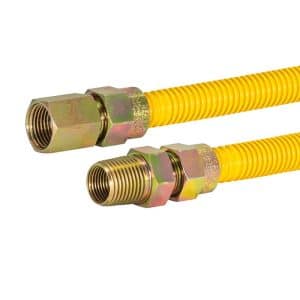 Eastman ProCoat 1/2 in. FIP X 1/2 in. D MIP 24 in. Stainless Steel Gas Connector