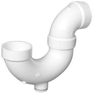 Charlotte Pipe Schedule 40 2 in. Hub X 2 in. D Hub PVC P-Trap with Clean Out