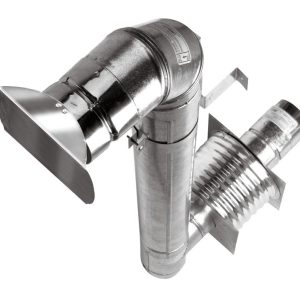 Selkirk 3 or 4 in. D X 14 in. L Stainless Steel Pellet Corn Stove Kit
