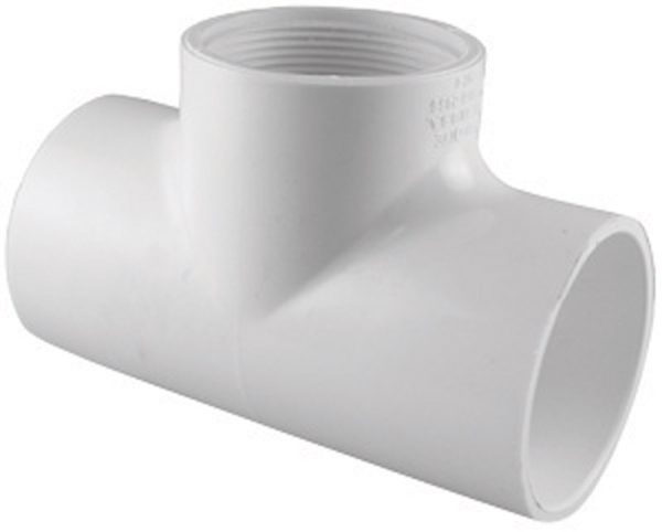 Charlotte Pipe Schedule 40 3/4 in. Slip X 3/4 in. D Slip PVC Tee