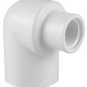 Charlotte Pipe Schedule 40 3/4 in. Slip X 1/2 in. D FPT PVC Elbow