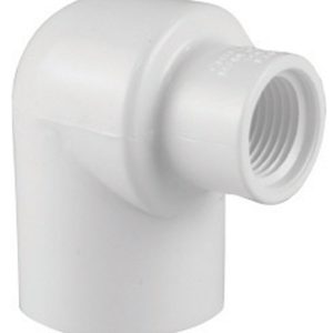 Charlotte Pipe Schedule 40 1 in. Slip X 3/4 in. D FPT PVC Elbow