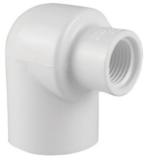 Charlotte Pipe Schedule 40 1 in. Slip X 3/4 in. D FPT PVC Elbow