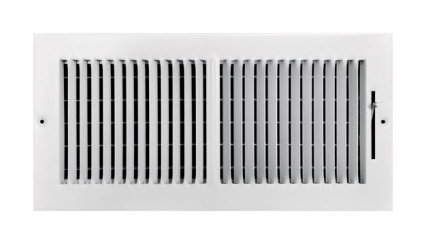 Tru Aire 6 in. H X 14 in. W 2-Way Powder Coat White Steel Wall/Ceiling Register