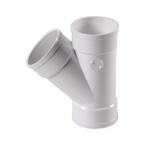 NDS Schedule 35 3 in. Hub each X 3 in. D Hub PVC Wye