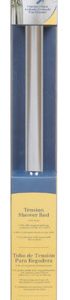 Zenith Products Shower Curtain Rod 72 in. L Chrome Silver