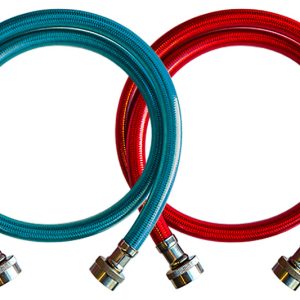 Ultra Dynamic Products Rubber Washing Machine Hose 3/8 in. D X 4 ft. L