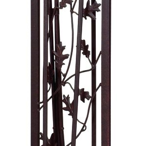 Panacea Colonial Brown Powder Coated Steel Fireplace Tool Set