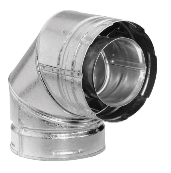 DuraVent DirectVent 4 in. D X 6-5/8 in. L Aluminum/Galvanized Steel Vent Pipe