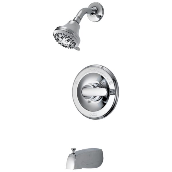 Delta Monitor 1-Handle Chrome Tub and Shower Trim Kit