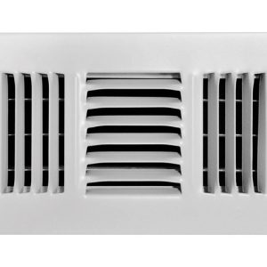 Tru Aire 4 in. H X 8 in. W 3-Way Powder Coat White Steel Wall/Ceiling Register