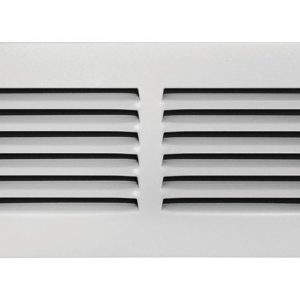 Tru Aire 4 in. H X 10 in. W 1-Way Powder Coat White Steel Return Air Grille