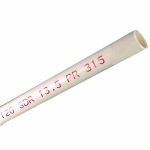 Charlotte Pipe SDR21 PVC Pressure Pipe 1/2 in. D X 10 ft. L Plain End 200 psi