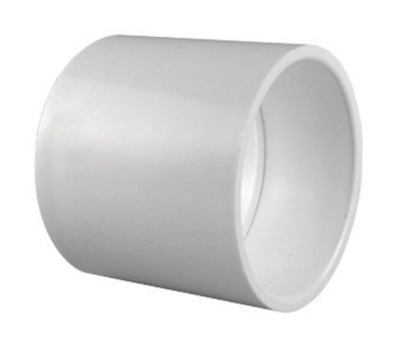 Charlotte Pipe Schedule 40 1-1/2 in. Slip X 1-1/2 in. D Slip PVC Coupling