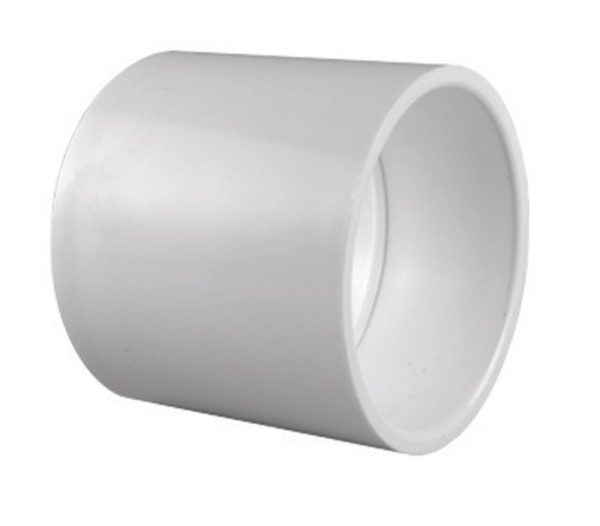 Charlotte Pipe Schedule 40 2 in. Slip X 2 in. D Slip PVC Coupling