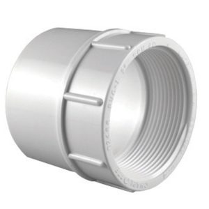 Charlotte Pipe Schedule 40 3/4 in. Slip X 3/4 in. D FPT PVC Pipe Adapter