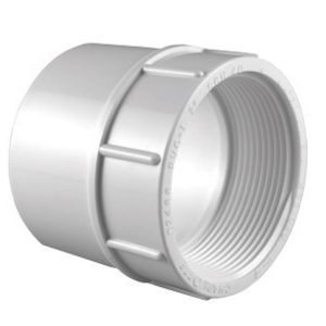 Charlotte Pipe Schedule 40 1 in. Slip X 1 in. D FPT PVC Pipe Adapter