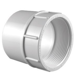 Charlotte Pipe Schedule 40 1-1/4 in. Slip X 1-1/4 in. D FPT PVC Pipe Adapter