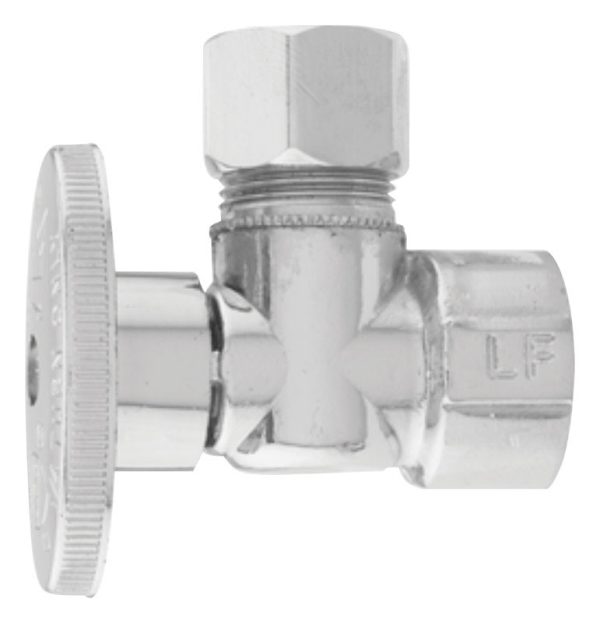 Keeney 1/2 in. FIP in. X 1/2 in. Brass Shut-Off Valve