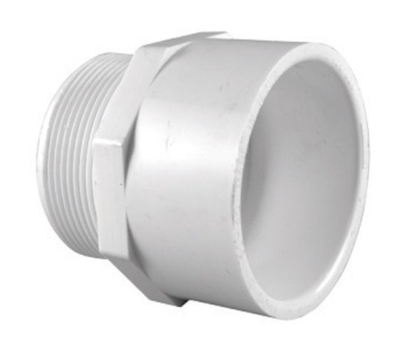 Charlotte Pipe Schedule 40 3/4 in. Slip X 3/4 in. D MPT PVC Pipe Adapter