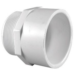 Charlotte Pipe Schedule 40 1-1/4 in. Slip X 1-1/4 in. D MPT PVC Pipe Adapter