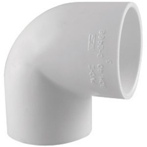 Charlotte Pipe Schedule 40 2 in. Slip X 2 in. D Slip PVC Elbow