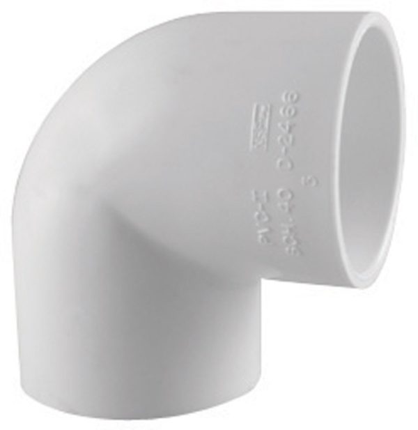 Charlotte Pipe Schedule 40 2 in. Slip X 2 in. D Slip PVC Elbow