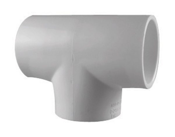 Charlotte Pipe Schedule 40 1-1/2 in. Slip X 1-1/2 in. D Slip PVC Tee