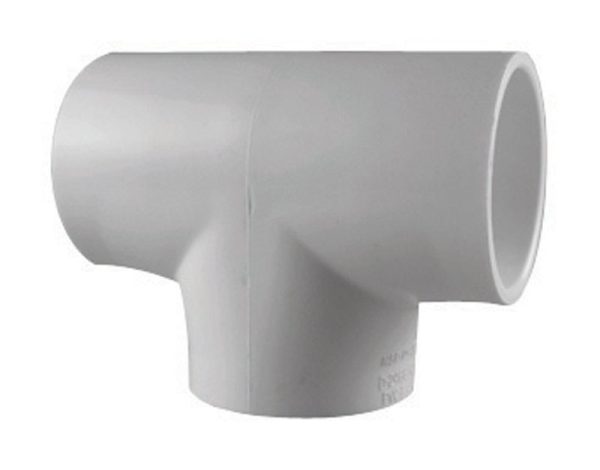 Charlotte Pipe Schedule 40 2 in. Slip X 2 in. D Slip PVC Tee