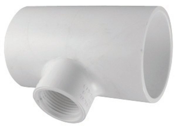 Charlotte Pipe Schedule 40 3/4 in. Slip X 1/2 in. D FPT PVC Reducing Tee
