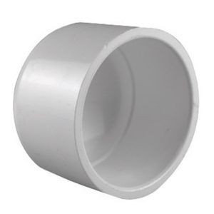 Charlotte Pipe Schedule 40 3/4 in. Socket X 3/4 in. D Socket PVC Cap