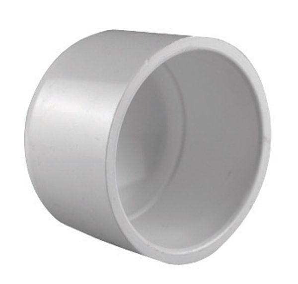 Charlotte Pipe Schedule 40 3/4 in. Socket X 3/4 in. D Socket PVC Cap