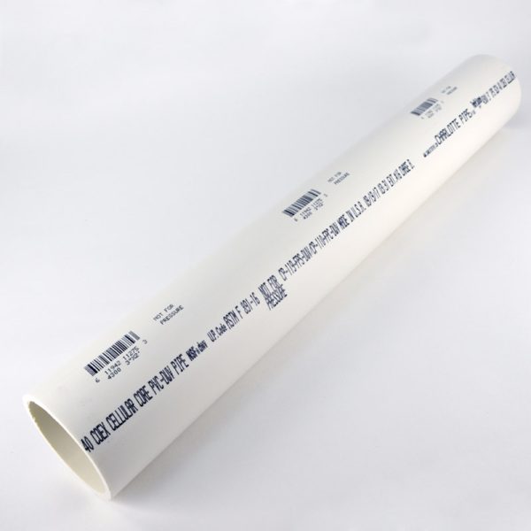 Charlotte Pipe Schedule 40 3 in. 3 in. D PVC 2 in. Foam Core Pipe