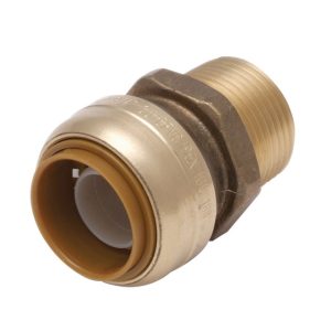 SharkBite 1/2 in. Push X 1/2 in. D MPT Brass Connector
