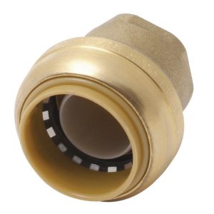 SharkBite 1/2 in. Push Brass End Stop