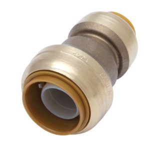 SharkBite 3/4 in. Push X 1/2 in. D Push Brass Reducing Coupling