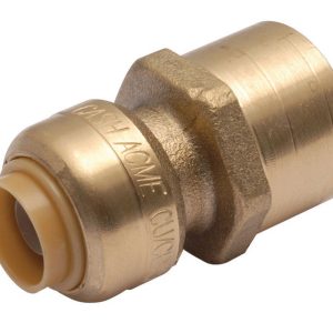 SharkBite 1/2 in. Push X 3/4 in. D FPT Brass Reducing Connector