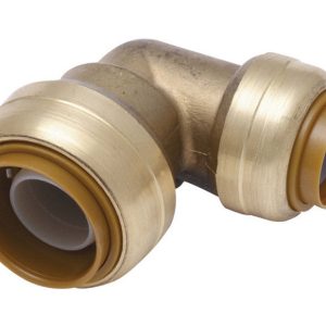SharkBite 3/4 in. Push X 1/2 in. D Push Brass Reducing Elbow