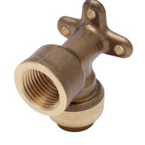 SharkBite Push to Connect 1/2 in. Push X 1/2 in. D FIP Brass 90 Degree Drop Ear Elbow
