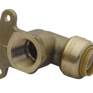 SharkBite 1/2 in. Push X 1/2 in. D FPT Brass High Ear Elbow