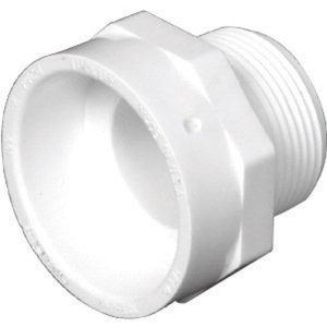 Charlotte Pipe Schedule 40 1-1/4 in. MPT X 1-1/4 in. D Hub PVC Pipe Adapter