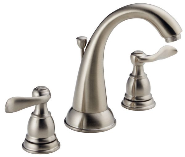 Delta Brushed Nickel Bathroom Faucet 6-16 in.
